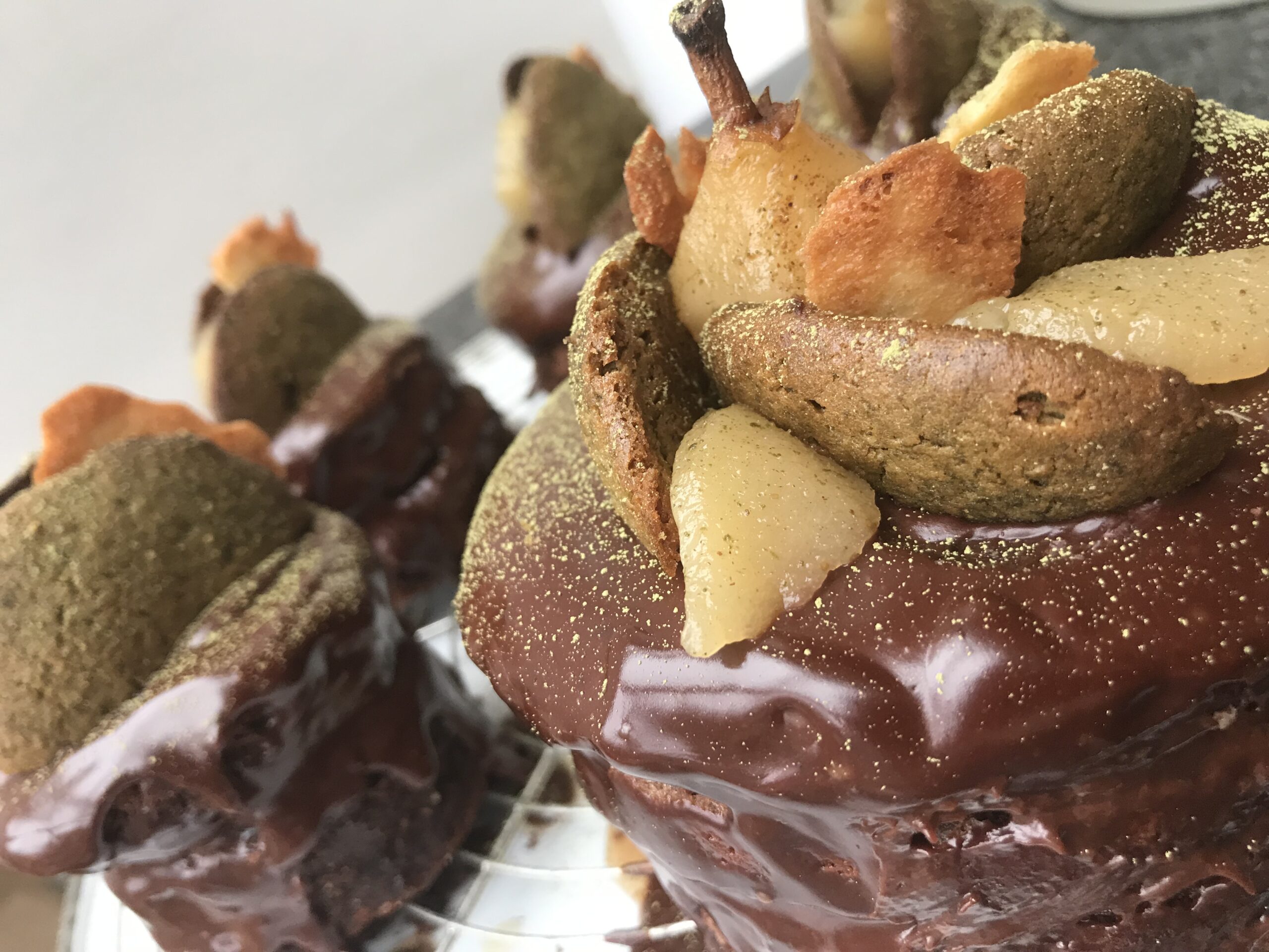 gâteau chocolat poire